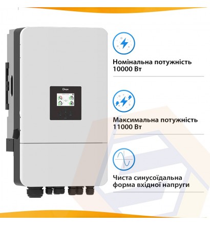 Deye SUN-15K-SG05LP3-EU-SM2 (15кВт/48В) Трифазний інвертор - Зображення 3